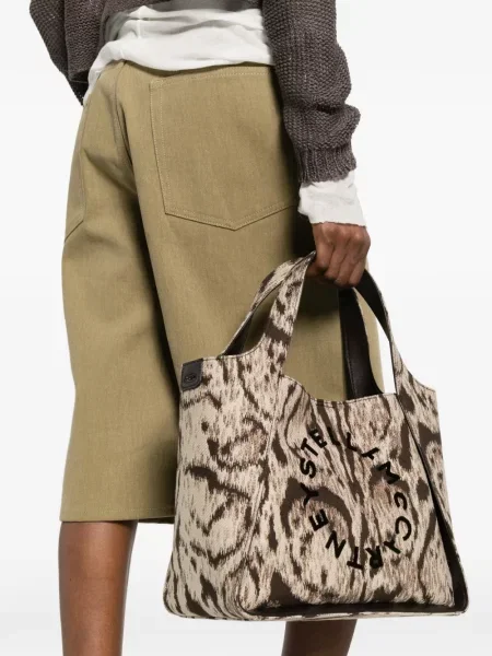 Geantă shopper Stella Mccartney cu autograf