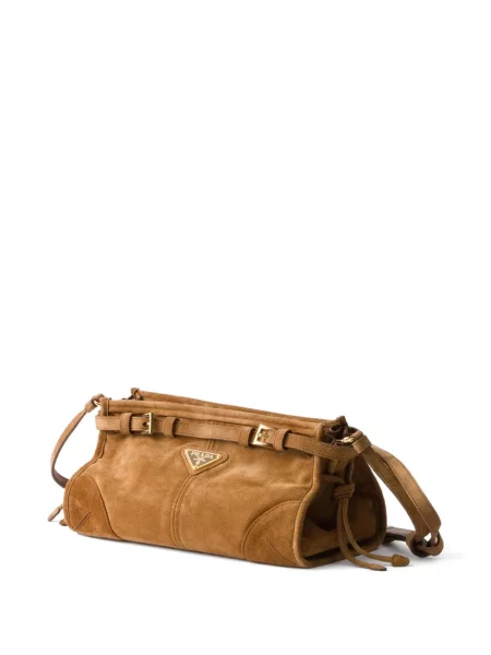 Geantă Prada mini maro