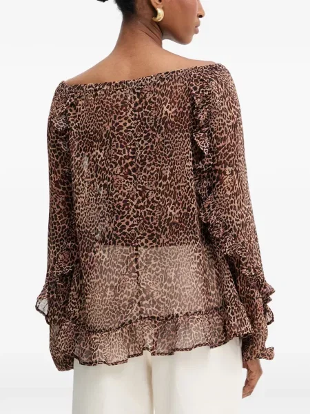 Top Morgan cu imagine cu imprimeu animal print