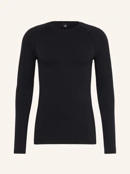 Termo mikina ODLO Performance Warm Bl Top Crew Neck black černá