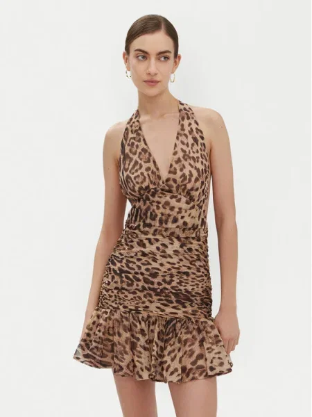 BARDOT Rochie cocktail maro