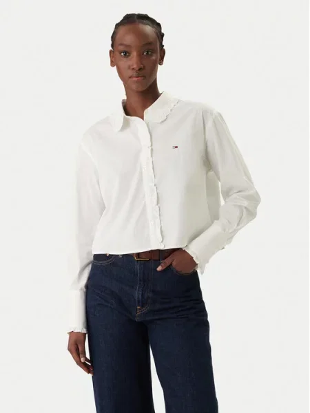 Tommy Jeans Cămașă alb