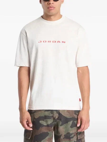 Tricou Jordan cu imagine alb