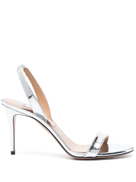 Sandale Aquazzura argintiu