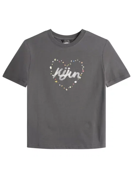 Koszulka Kijun w serca szara