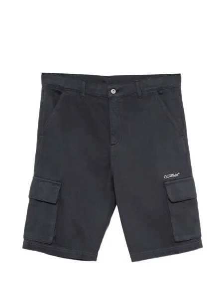 Szorty cargo dziecięce Off-white białe