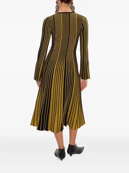 Rochie midi Simon Miller tricotate galben