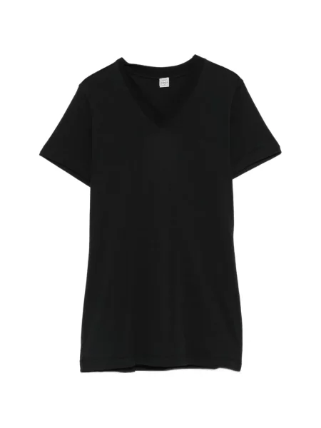 Tricou Toteme cu decolteu în V negru