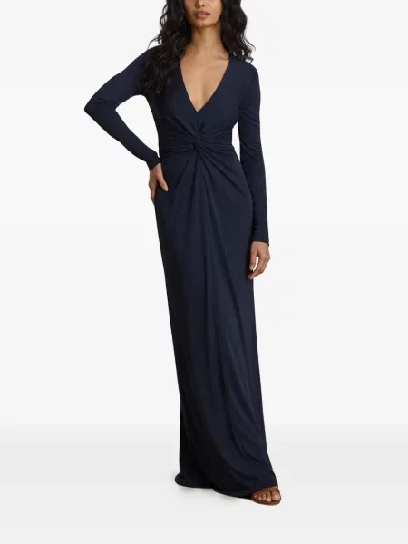 Maxi suknele Lauren Ralph Lauren v formos iškirpte mėlyna