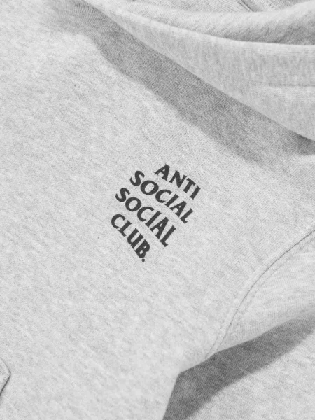 Bluza z kapturem dziecięca Anti Social Social Club szara