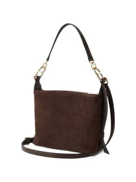 Geantă shopper Furla cu autograf maro