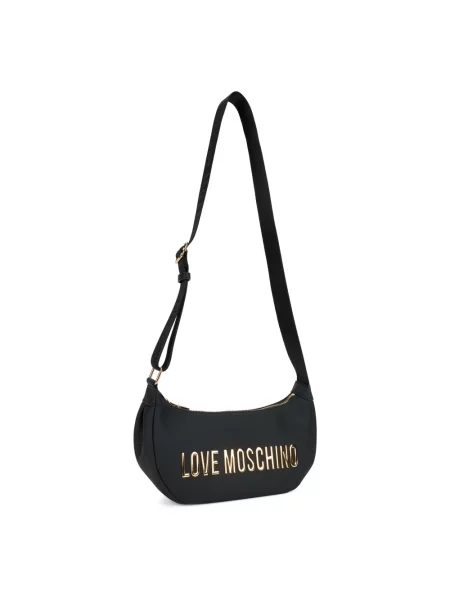 Torebka Love Moschino z logo czarna