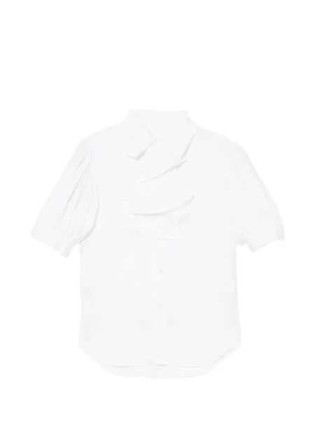 Kołnierzykowy koszula Noir Kei Ninomiya biała