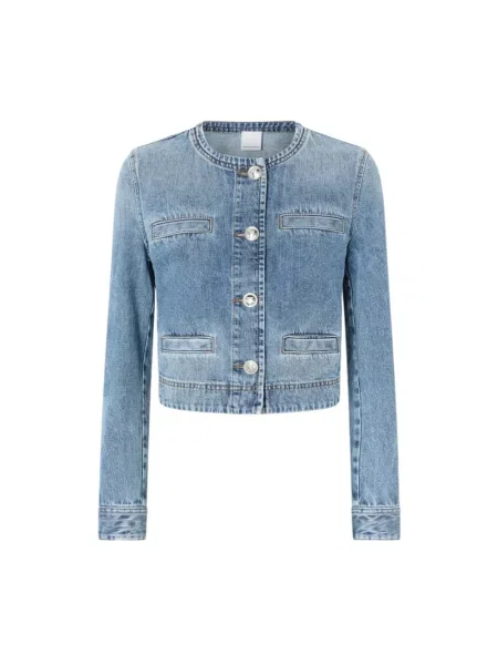 Kurtka jeansowa Pinko niebieska