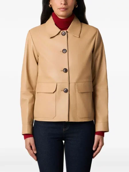 Gulerat geanta de piele Brooks Brothers