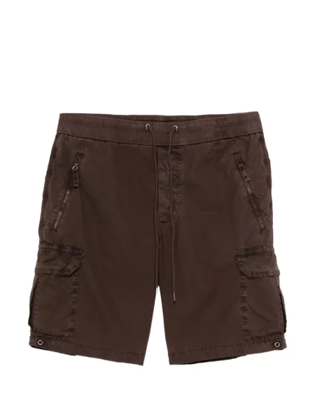 Pantaloni scurți cargo James Perse din poplin maro