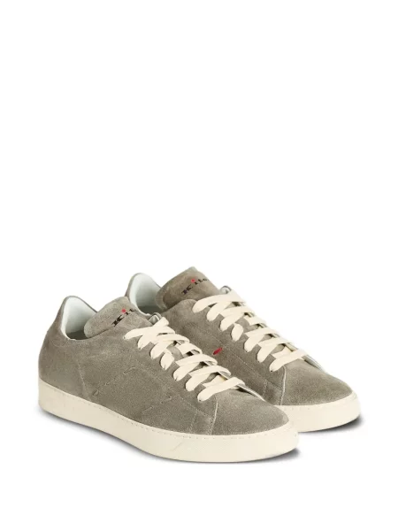 Szarvasbőr sneaker Kiton nyomtatás szürke