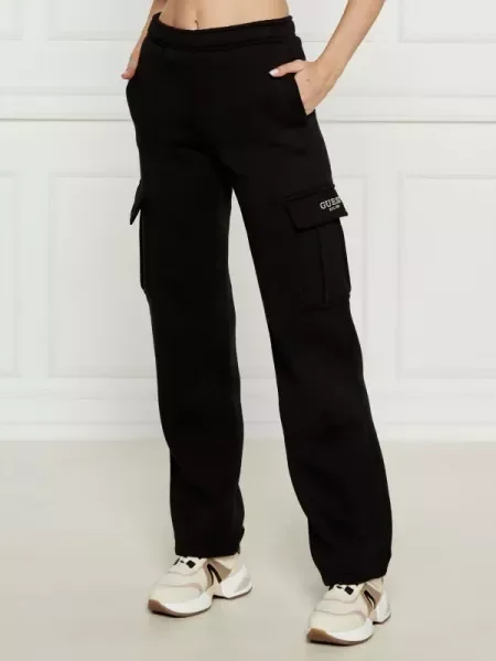 GUESS ACTIVE Pantaloni de trening MIDGE | Relaxed fit negru