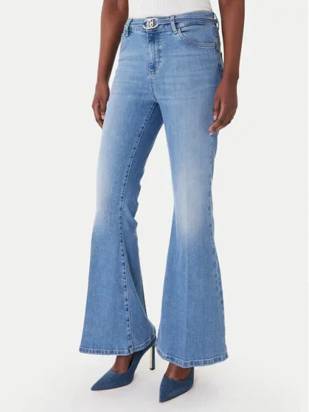 Liu Jo Jeansy Flare Fit niebieski