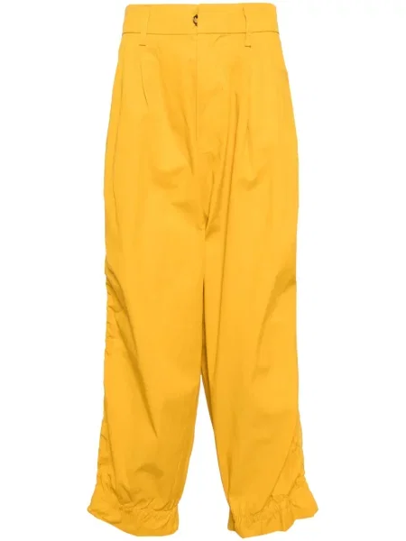 Pantaloni Kolor galben
