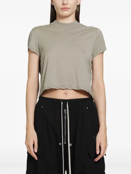 Decupat tricou Rick Owens Drkshdw gri