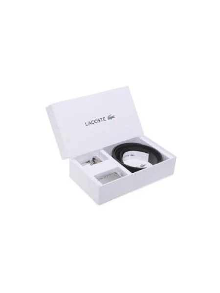 Lacoste Curea pentru Bărbați Negru
