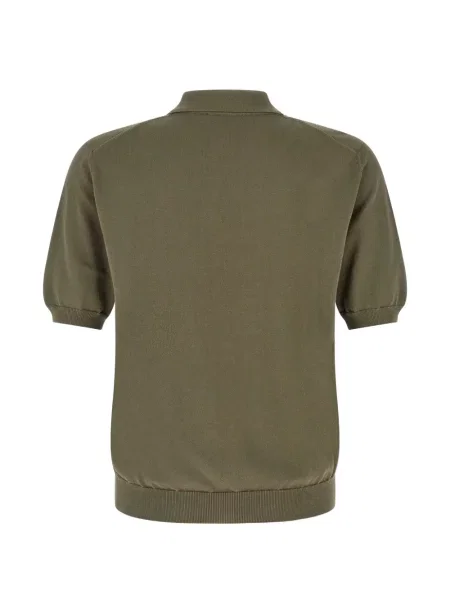 Tricou polo Zanone tricotate verde