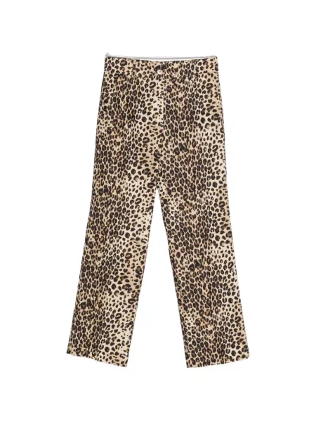 Pantaloni Marella cu imagine cu model leopard