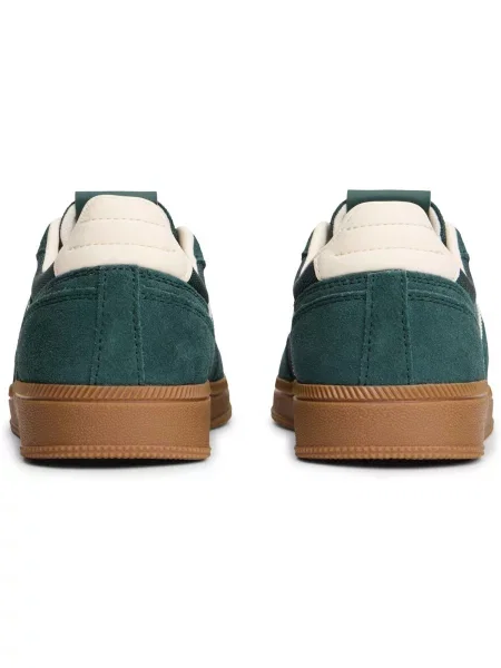 Pantofi Tommy Jeans din piele verde