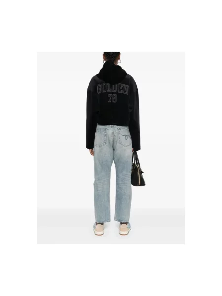 Bluza z kapturem Golden Goose z kapturem niebieska
