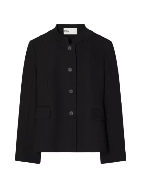 Geacă Tory Burch din crep negru