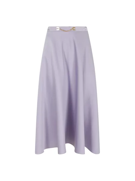 Spódnica Elisabetta Franchi z autografem fioletowa