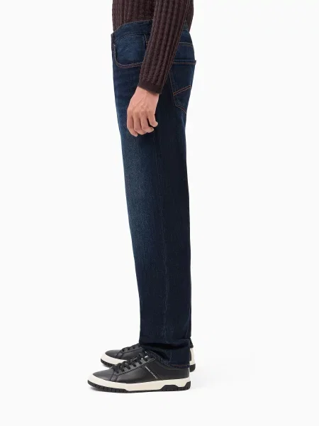 Зауженные джинсы Armani Exchange синий