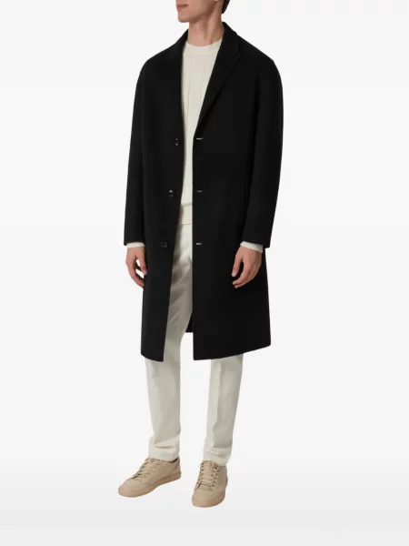 Palton Brett Johnson cu rever negru