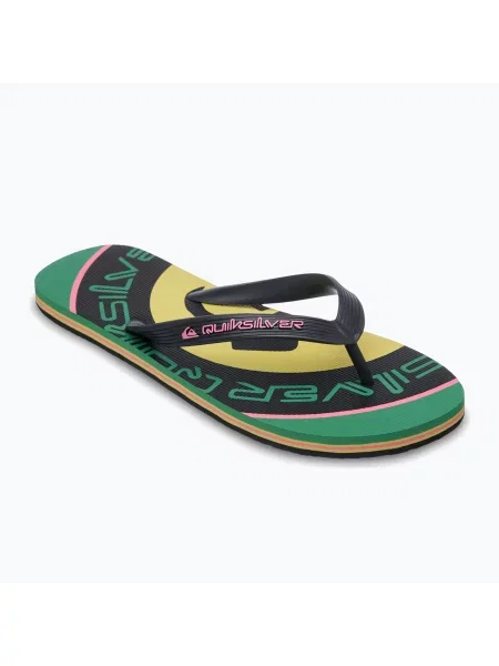 Șlapi pentru bărbați Quiksilver Molokai Screen leprechaun