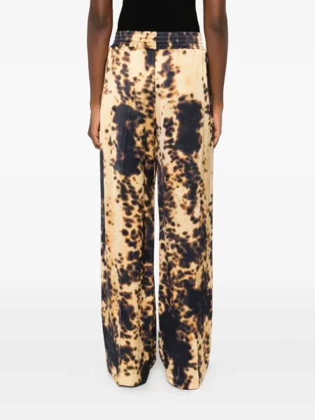Pantaloni Victoria Beckham galben