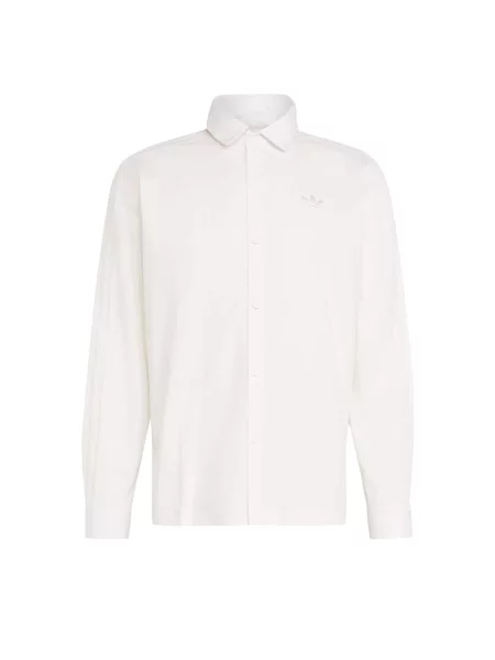 Πουκάμισο adidas 3 Stripes Button Up Shirt Cloud White XL λευκό