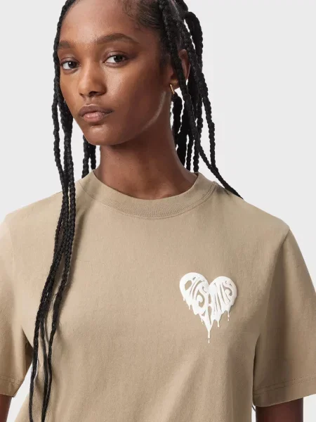 Футболка Allsaints бежева