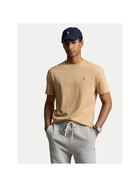 Polo Ralph Lauren Póló Slim Fit bézs