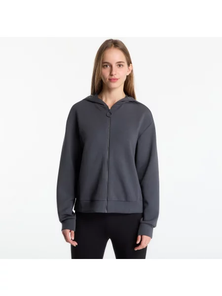 Суитшърт Emporio Armani Train Precious W Hoodie Fz Asphalt L