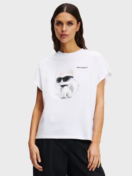 Футболка Karl Lagerfeld біла