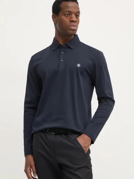 BOSS longsleeve C-Paley 01 granatowa