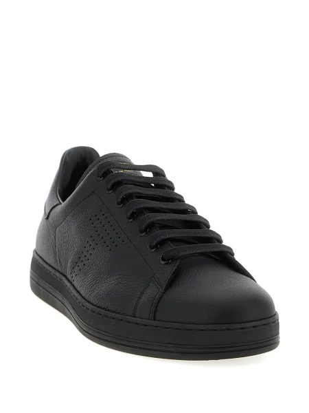 Sneakerși Tom Ford din piele negru