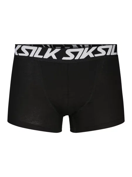 SikSilk Boxerky čierna biela