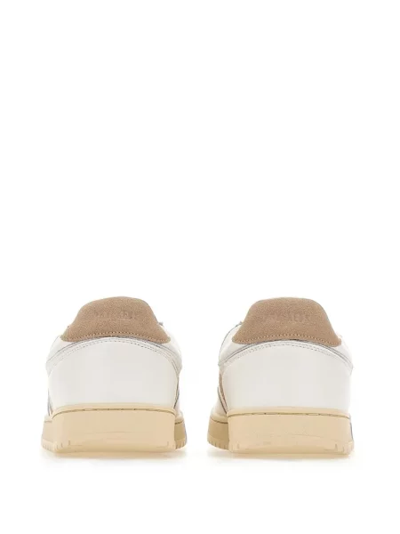 Sneakerși Pro-keds din piele de căprioară alb