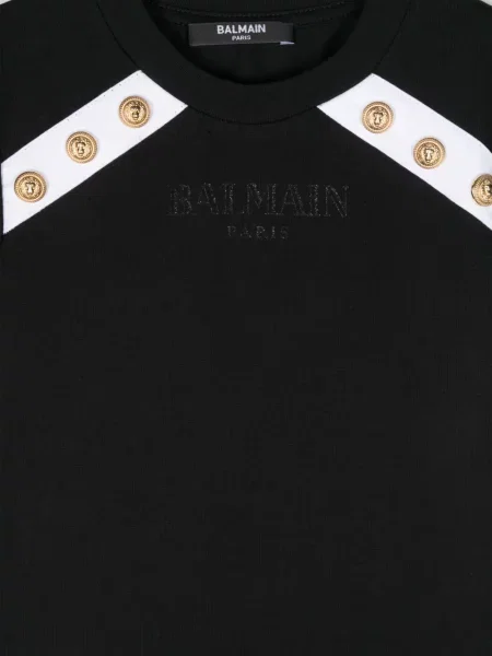 Koszulka dziecięca Balmain czarna