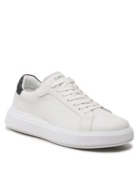 Calvin Klein Sneakersy Low Top Lace Up Lth biela