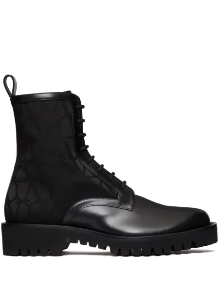 Botine Valentino Garavani din piele negru