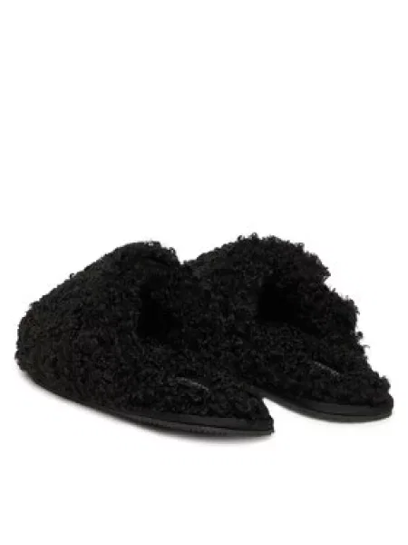 Calvin Klein Kućne papuče CLOSE SLIPPER FUR crna