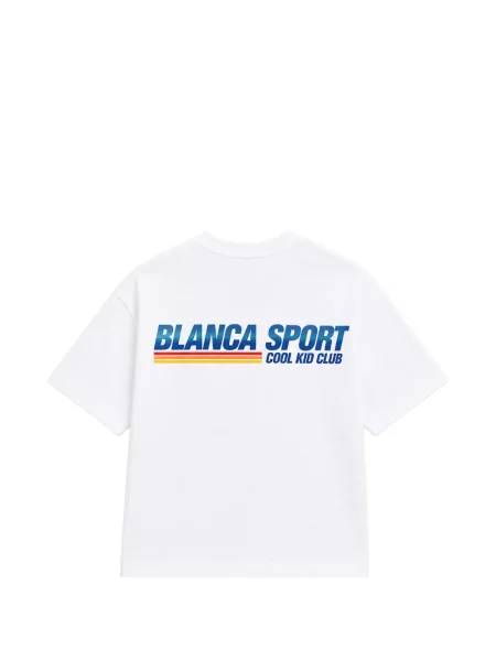 Gyerek sport póló Blanca Sport fehér